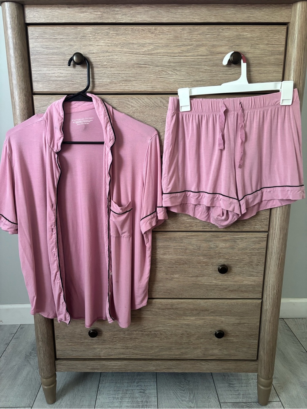 Victoria's Secret Pink Short-Sleeve Pajama Set